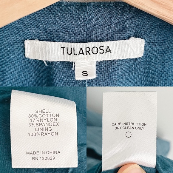 Tularosa Nanette Cut Out Midi Dress in Dusty Blue Women’s Small - Picture 16 of 17